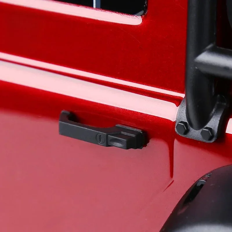 Simulation Fuel Tank Port / Door Handles / Door Hinges For Trxs TRX4 Defender Body Upgrade parts # GAX0039T