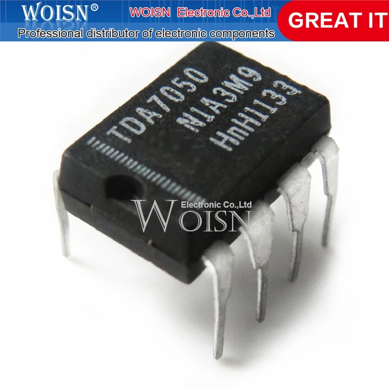 Chipset de 10 piezas, TDA7050, 7050, DIP-8