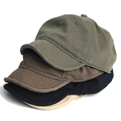 Boné de beisebol de algodão de aba curta vintage masculino feminino pai chapéu ajustável estilo caminhoneiro bonés de perfil baixo