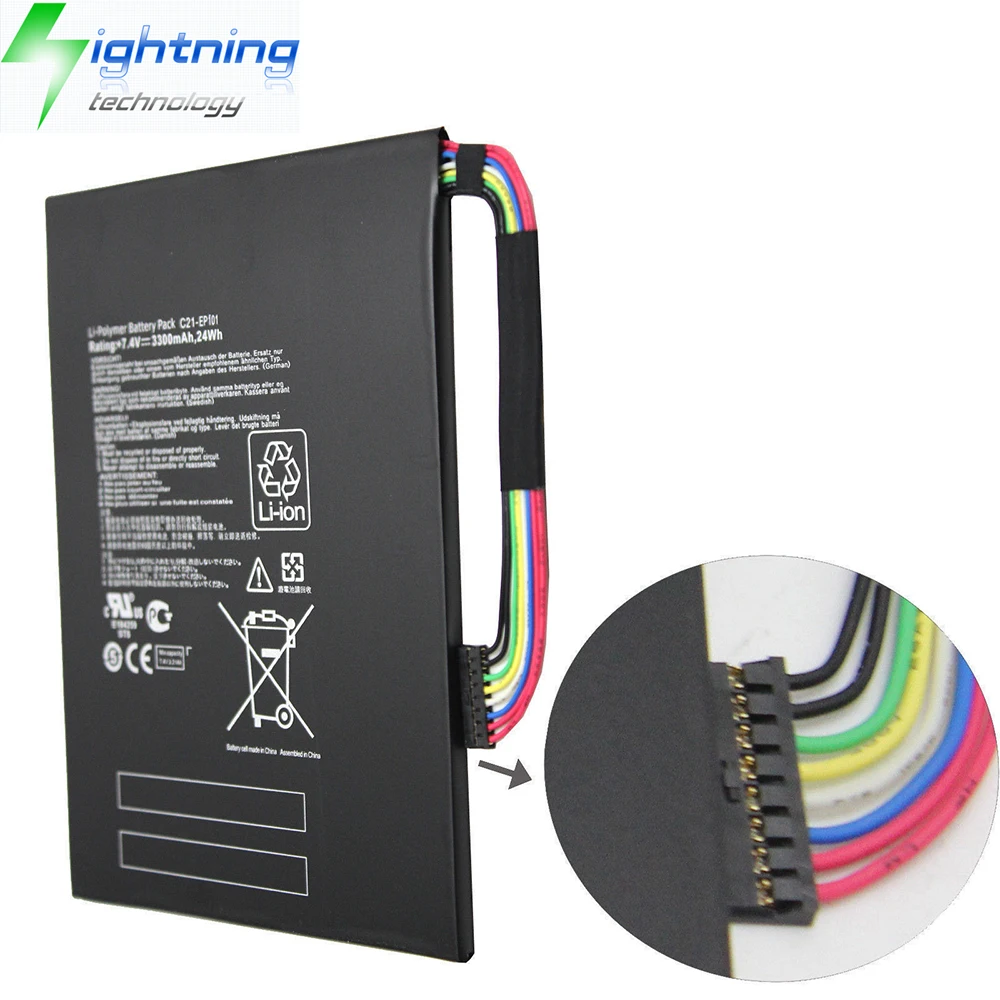 Imagem -02 - Brandnew Genuíno Original Ep121 7.4v 25wh Bateria do Portátil para Asus Eee Pad Slate Ep121 B1211a008f B121-1a001f