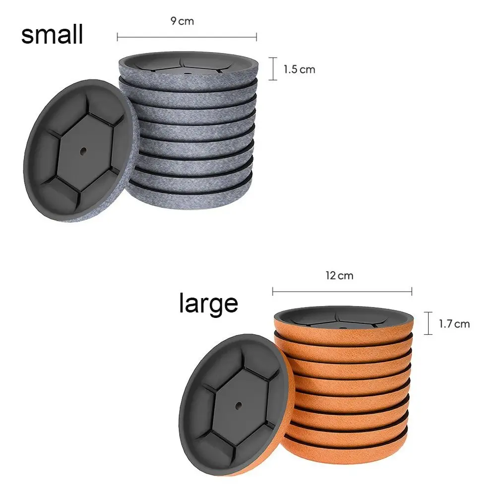 4 pçs/set anti barulhento móveis perna slider almofadas protetor de chão fácil movimento tapete deslizamento espessamento macio sofá cadeira tapete