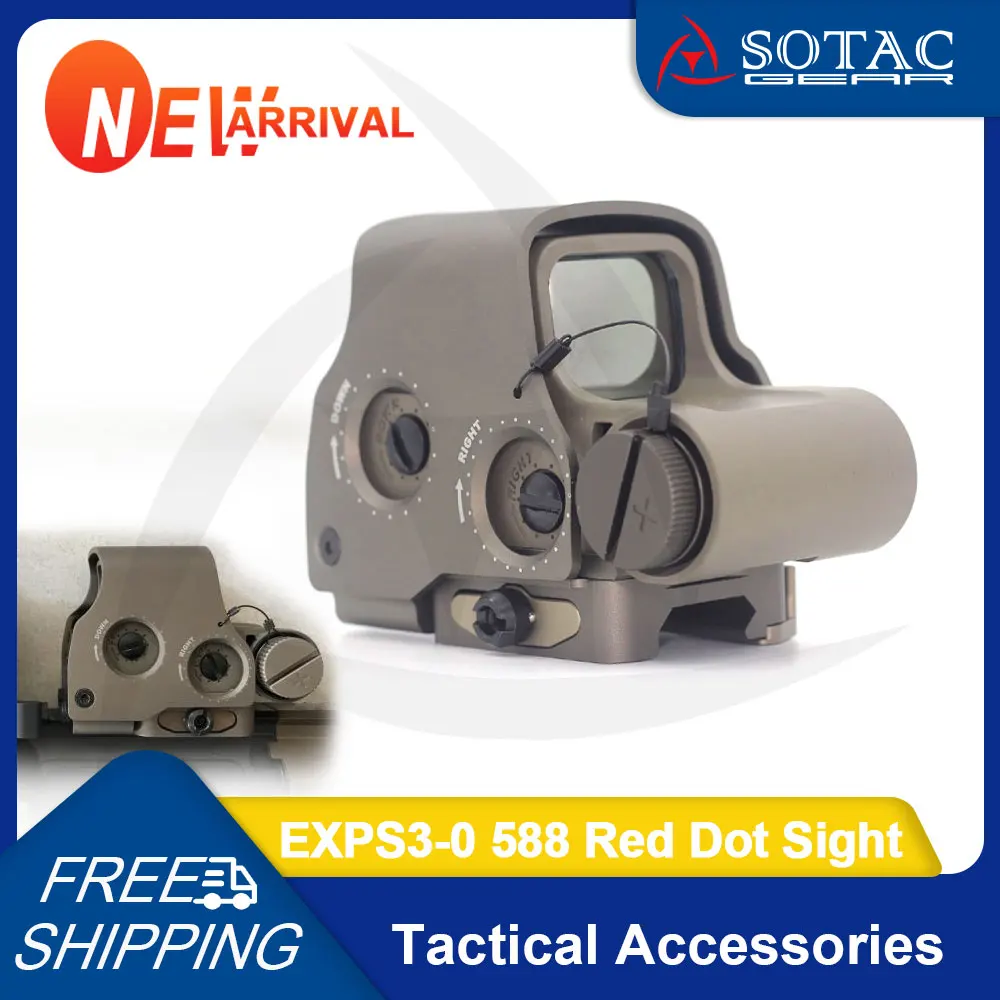 SOTAC Tactical Sight 558 Red Dot Sight Scope Hunting EXPS3 558 Scopes Weapon Accessories