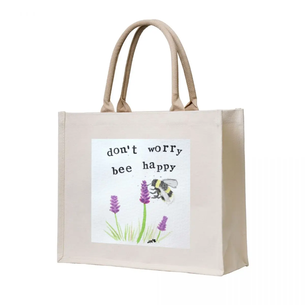 

Don't worry bee happy Tote Bag Handbags women tote bag woman Canvas