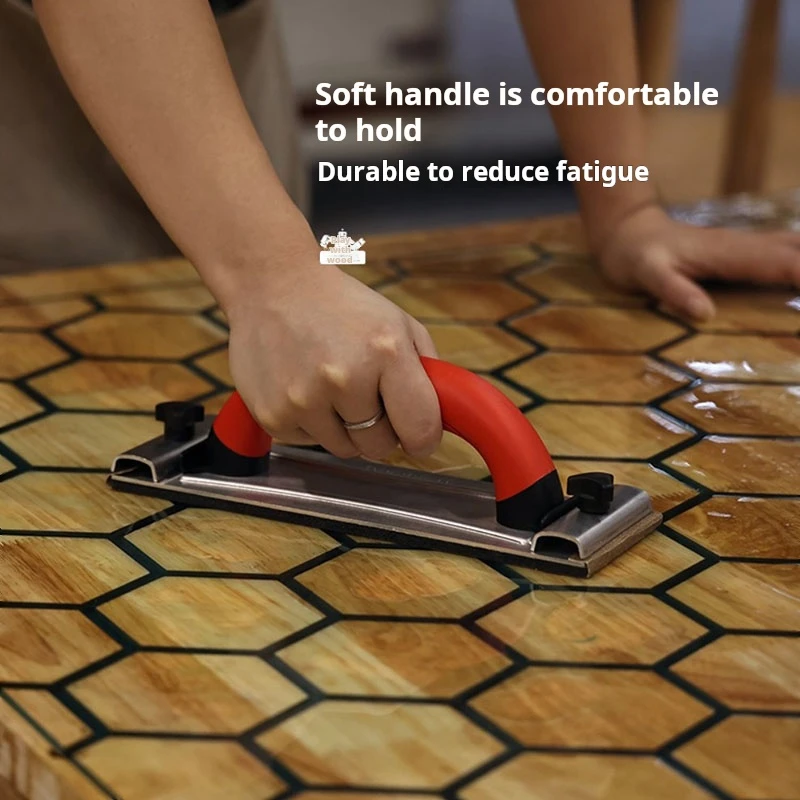 

Goldblatt шлифовальный блок для гипсокартона, ручная шлифовальная машина с ручкой, держатель наждачной бумаги, инструмент для полировки дерева, гипсокартона, металла, автомобиля