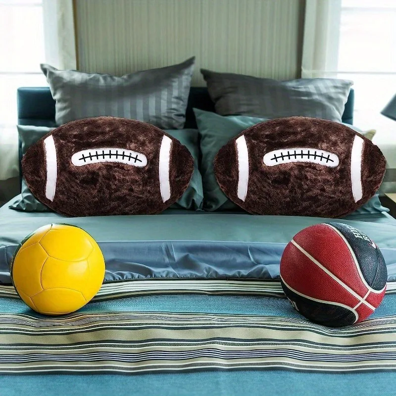 Football Pillow Sports Style Room Decoration, Car Cushion Home Decoration, Super Soft Pillow, Christmas, Easter Gift