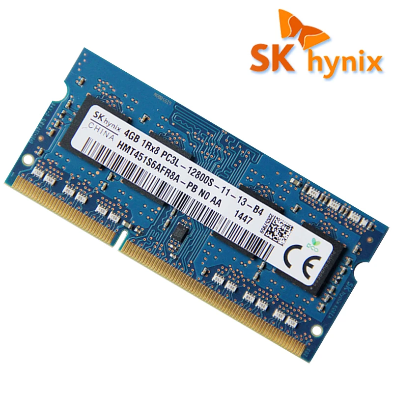 

SK HYNIX ram sodimm ddr3 4GB 1600MHz original laptop DDR3 memory support memoria PC3 4G 12800S notebook RAM