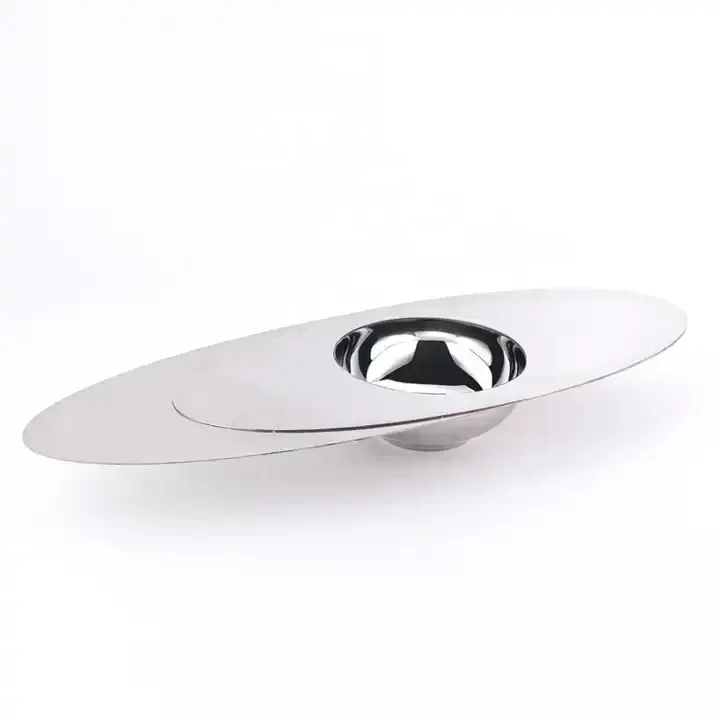 Wholesale Customization Light Luxury Stainless Steel Food Storage Tray Silver Home Decor