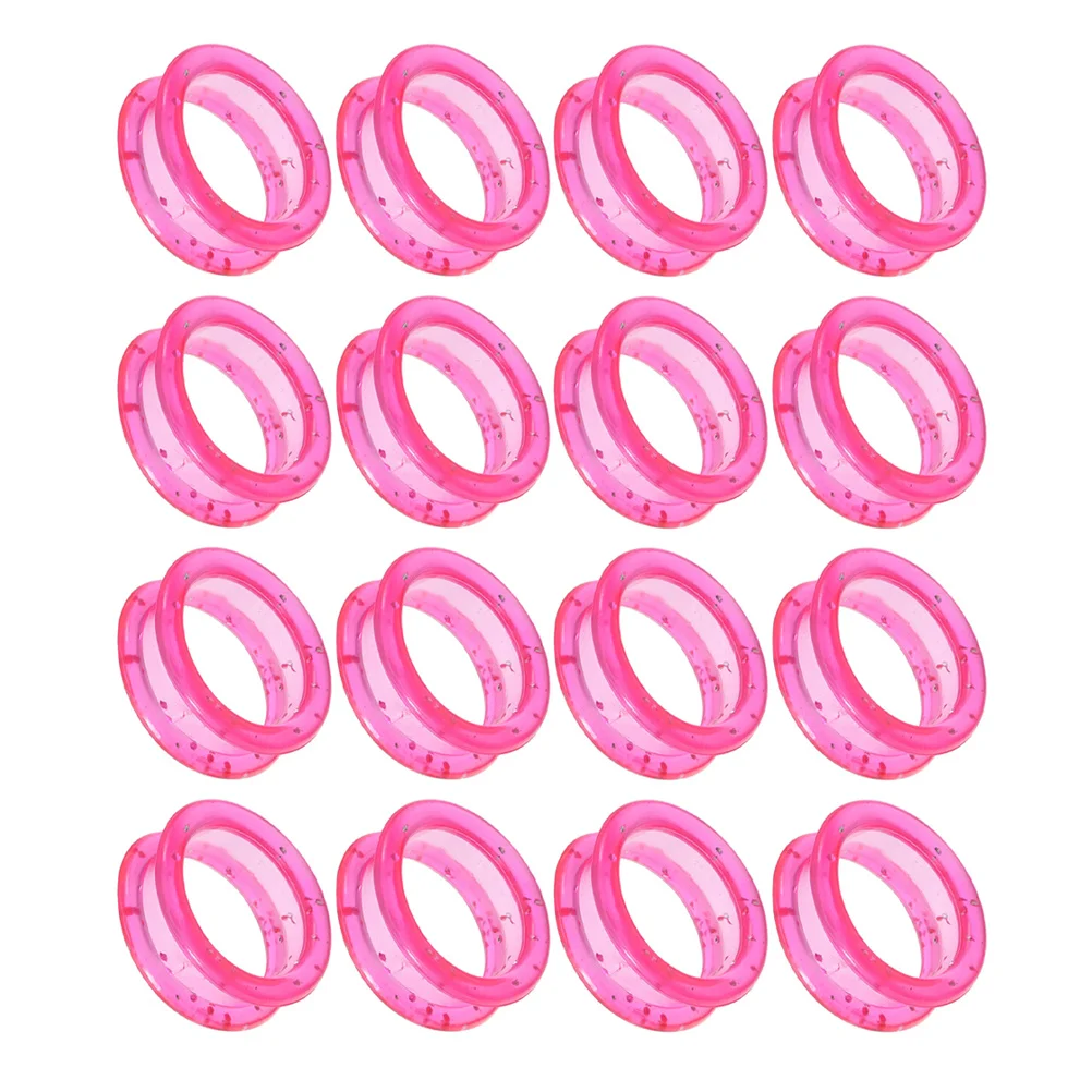 

20Pcs Silicone Finger Rings for Hairdressing and Pet Grooming Scissors Thumb Inserts Grip Protection Lightweight Portable Design