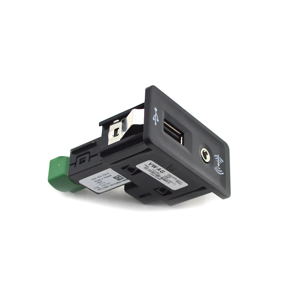 Carplay Multimédia USB Segéd- Vasúti váltó MIB2 MDI USB AMI Adapter dugasz aljzat számára VW Golf 7 MK7 VII  5Q0035726E 5Q0 035 726 E 5G0 035 222 Láb