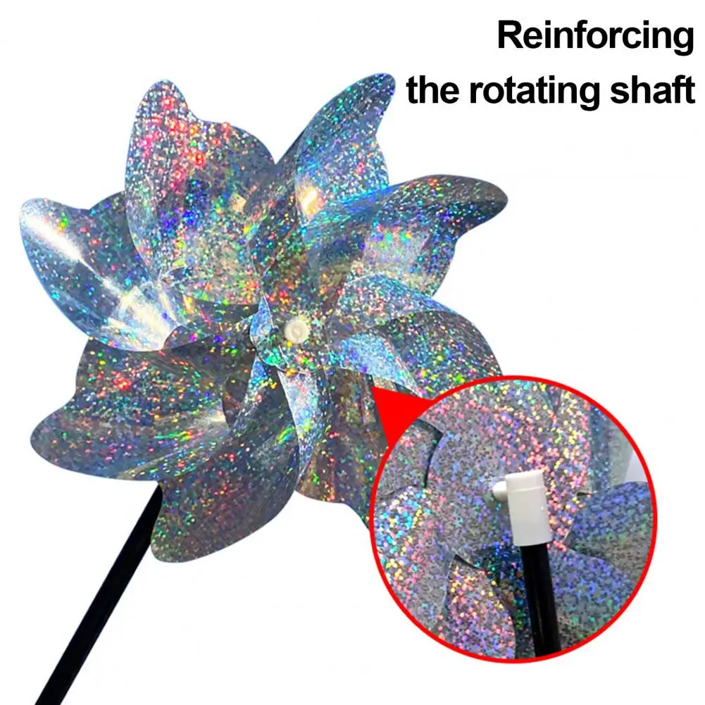 Bird-proof Windmill Lightweight Bird Reflective Bird Pinwheel Outdoor Garden Wind Spinner Lightweight Decorative for Orchard