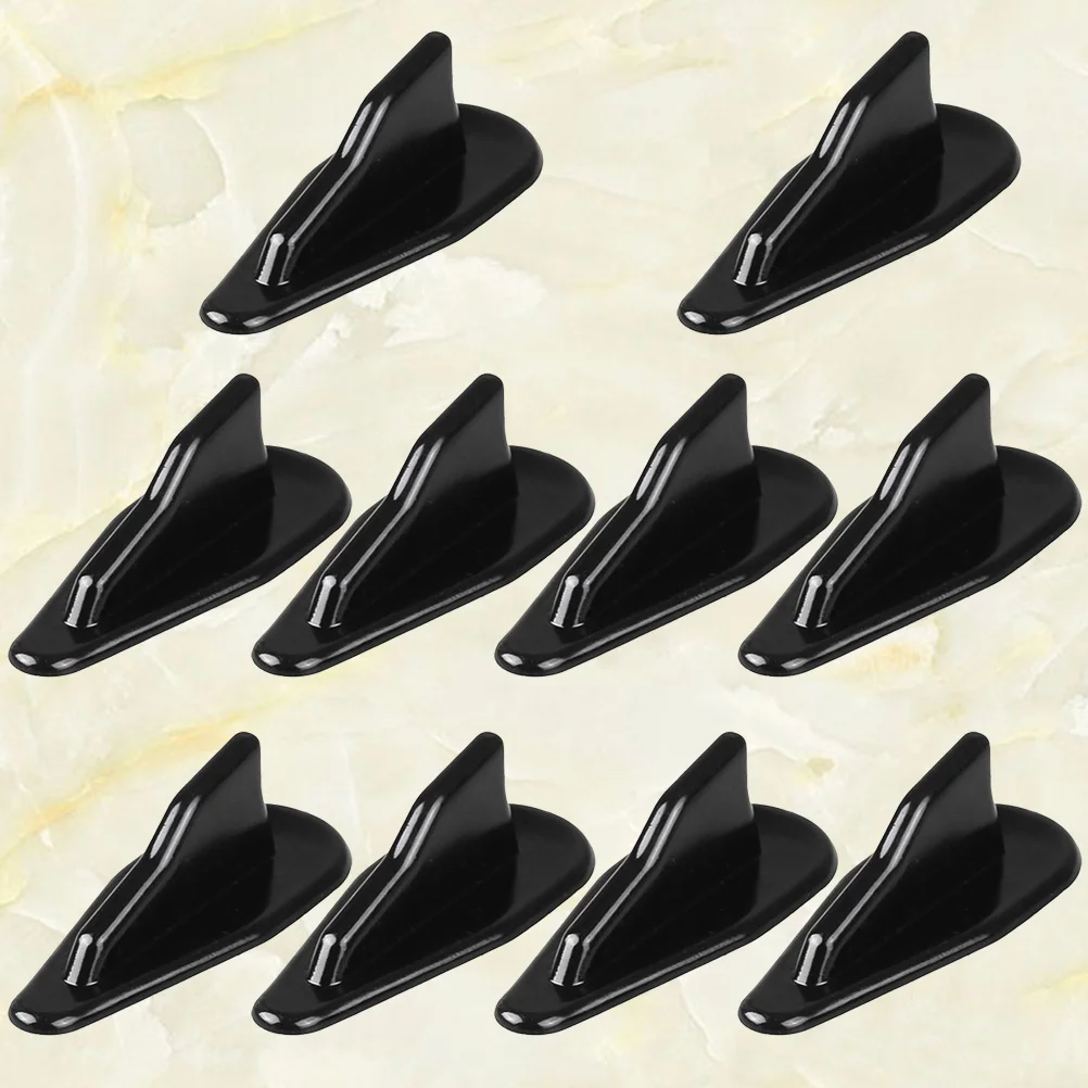 

10 pcs Shark Fin Spoiler For Car Abs Lightweight Universal Roof Mount Vehicle Empennage Decor Car Fin Styling Accessory