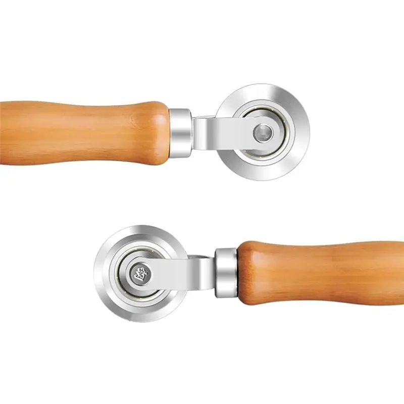 [NEWA64Z!】 Fly Screen Repair Set Tool Double Wheel Sealing Roller With Wooden Handle Rubber Piping Tape Removal Hook Clip 4 Pack