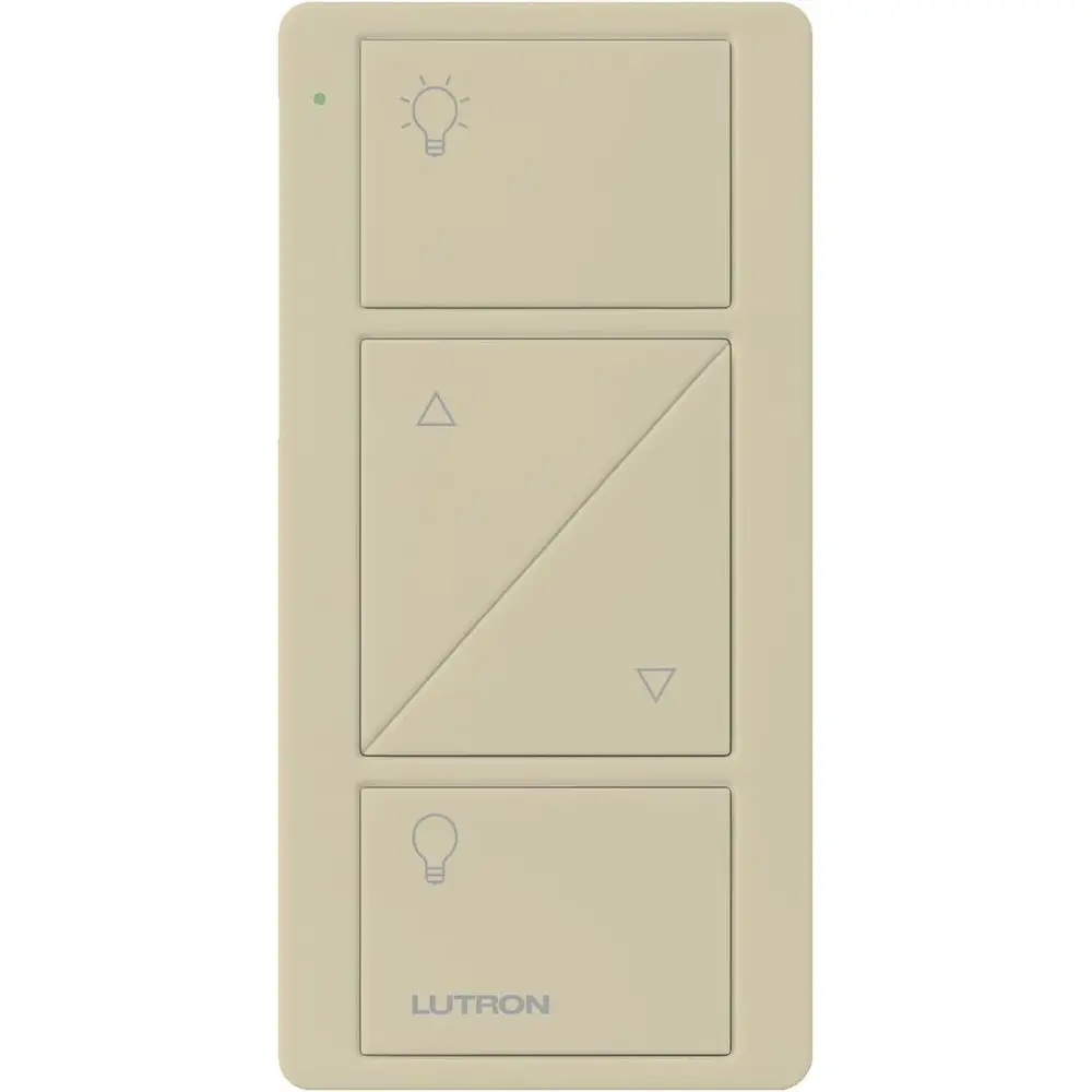 

Pico Remote or Caseta Smart Dimmer Switch, 2-Button Control with Raise and Lower, or Table Top or Wallmount Use, PJ2-2BRL-GIV-L0