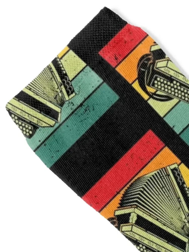 الأكورديون الأكورديون هدية الرجعية الأكورديونيت الجوارب هدايا عيد الميلاد جوارب ضغط قصيرة ضغط الفتاة الجوارب الرجال #2