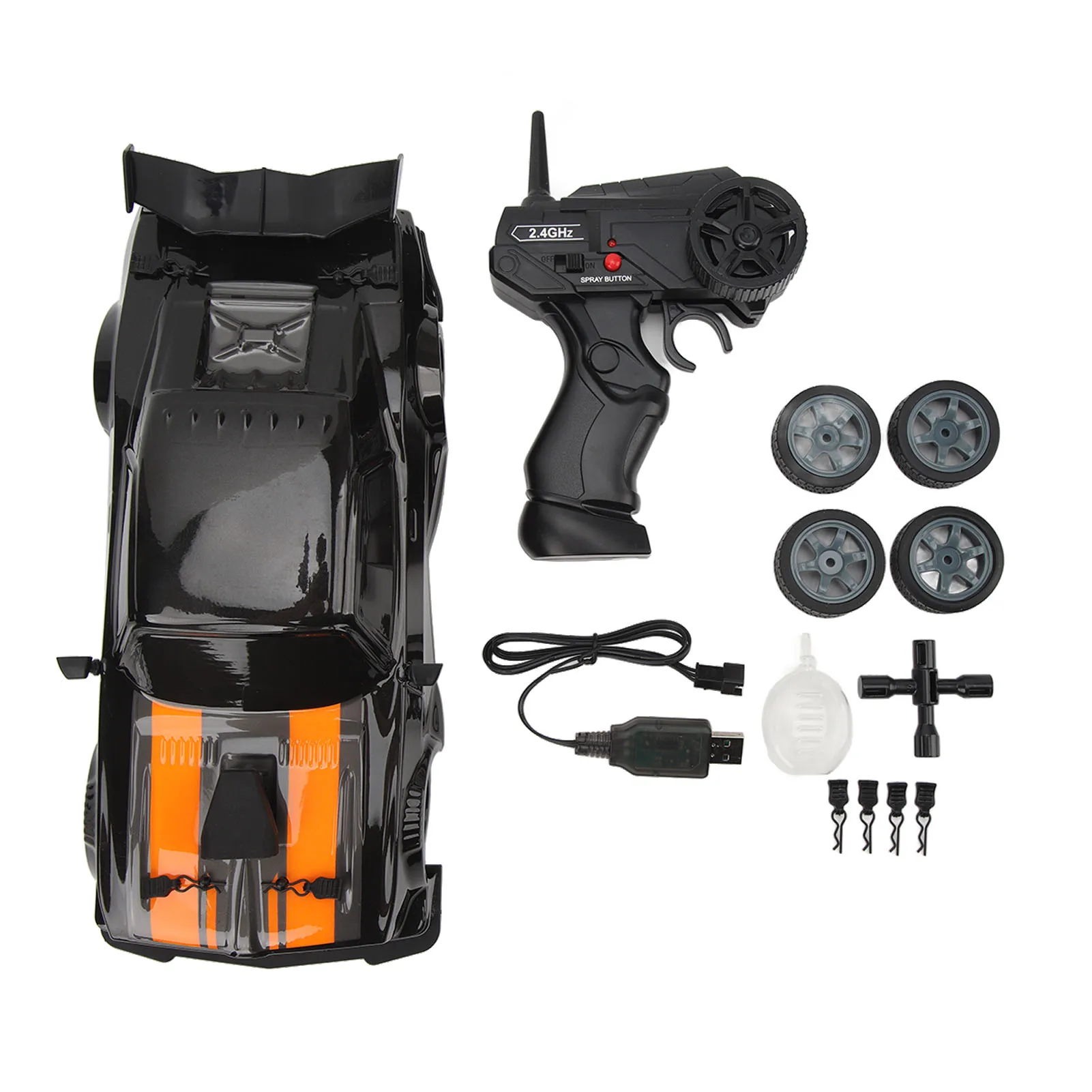 

Remote Control Car 1:16 Scale 2.4GHz 4WD High Speed RC Drift Car with LED Light for Adults Kids