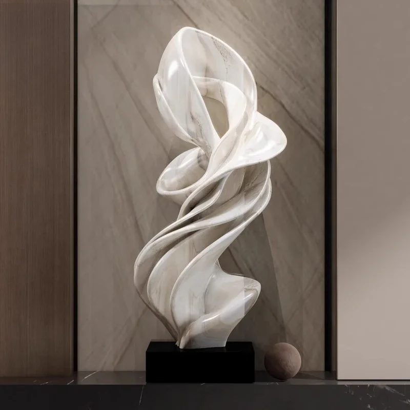 

Modern abstract sculpture ornament