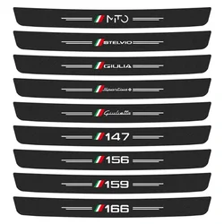 1Pc Car Rear Door Sill Trunk Bumper Protector Film Sticker for Alfa Romeo Sportiva Giulia Giulietta 159 156 MITO Stelvio 147 166