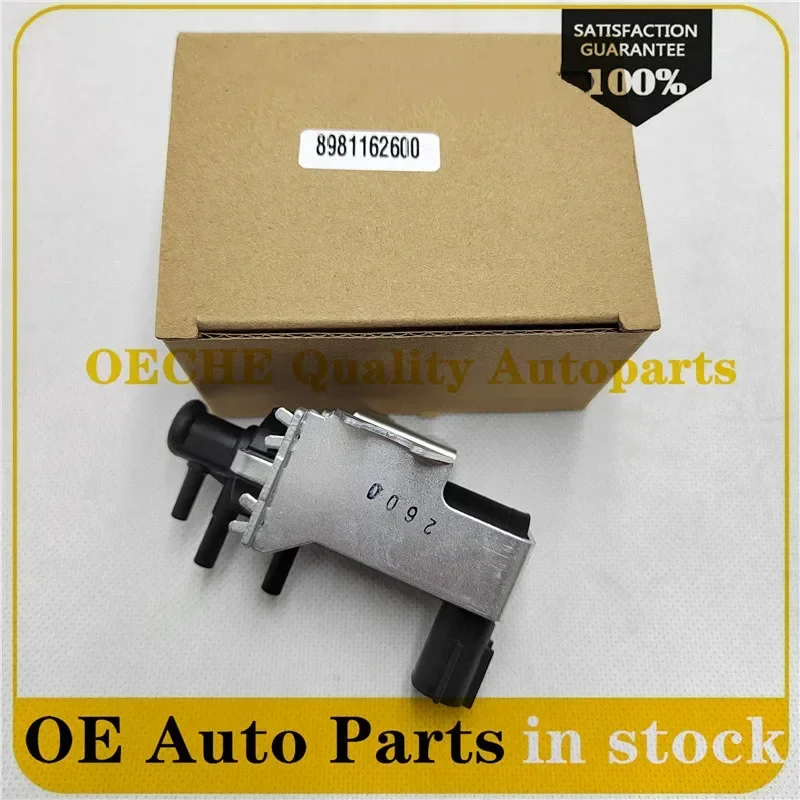 Nueva válvula solenoide de bomba de vacío para Isuzu K4JJ 1D-MAX Elf MU 2002-2012 8- 98116260 -0 8981162600