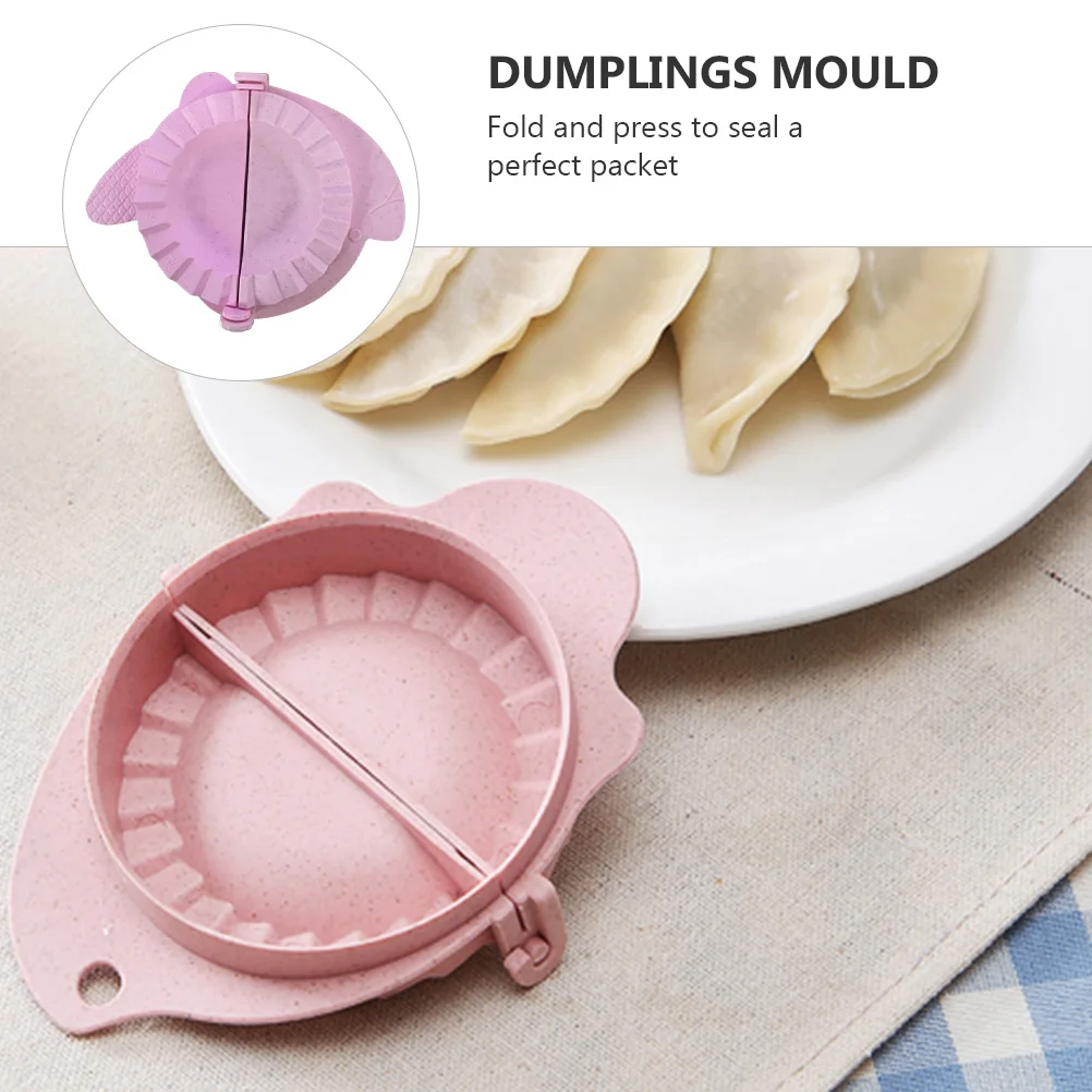 

2pcs Dumpling Utensil Set Dumplings Maker Mould Easy Press Tool for Ravioli Pierogi Pot Sticker Sealing