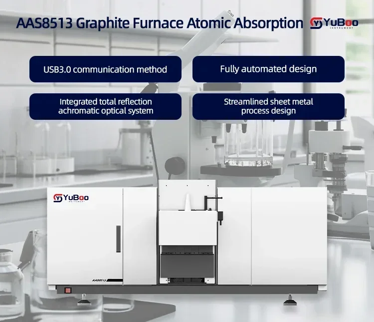 Spectrometer Machine AAS8513 Flame Atomic Absorption Analysis For Detecting Trace Metal Elements (AAS)