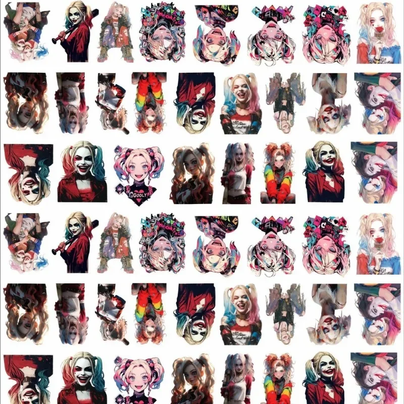 DisneyBatman Anime Peripheral Anti Hero Little Ugly Girl Harley Quinn Cute Cartoon Double-sided Acrylic Sheet DIY Accessories