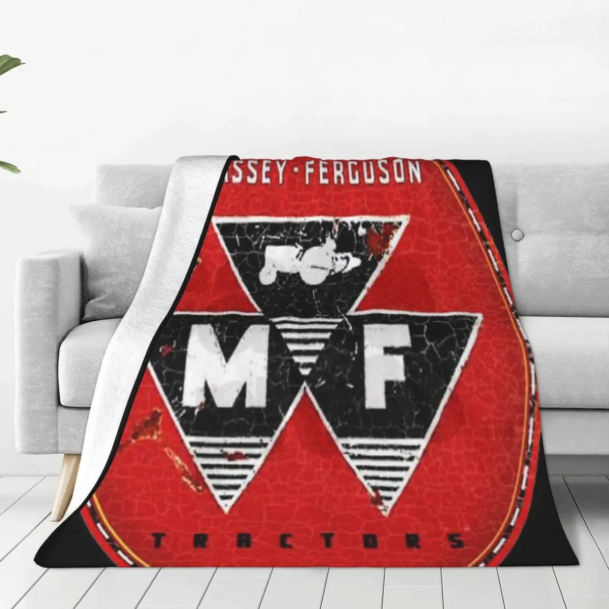Massey Ferguson 올드 소프트 스로우 담요, 가정 침실 침대 소파, 피크닉 여행, 사무실 휴식, 어린이용 스로우 담요