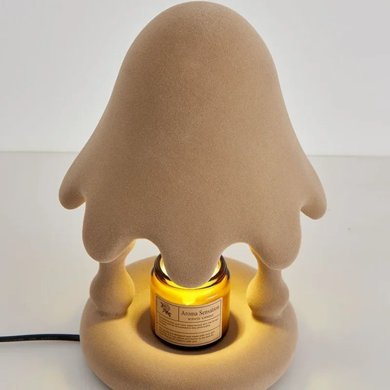 Creative smoke-free chic melting candle lamp art aromatherapy lamp unique atmosphere lamp