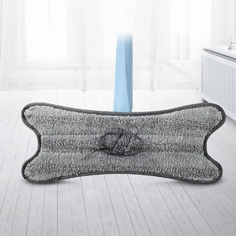 X-Type Floor Mop With 3 Replaceable Cloth Heads 360 Degree Squeeze Flat Mop Hand-Free Wash Household Lazy Mop Home Cleaning Too