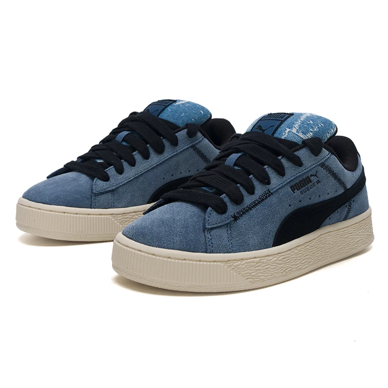 

Puma Suede XL Thrive & Triumph Unisex Sneakers for Men and Women, Wear-Resistant Thick-Soled Casual Shoes, Retro Warm Skateboard Shoes 402569-01
