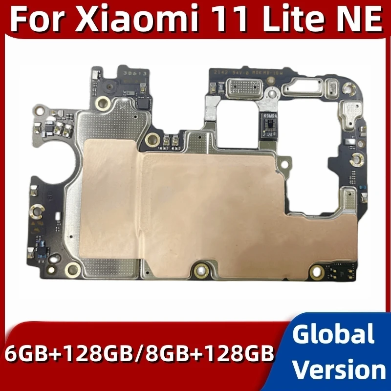 Motherboard for Xiaomi Mi 11 Lite 5G NE, Mainboard PCB Module, 128GB ROM, with Snapdragon 778G Processor