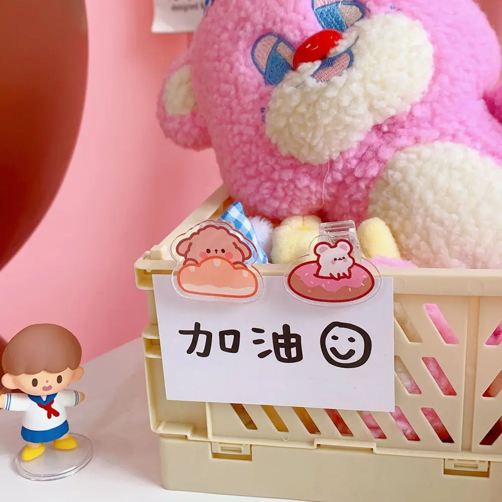 Supplies Index Clamp School Stationery Letter Clip Binder Clip Paper Clip Binder Clips Snacks Sealing Clip Transparent Clip