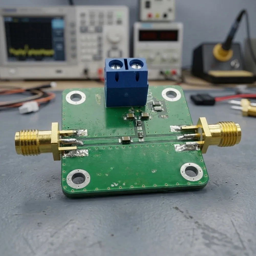 Wideband RF Bias Tee for HAM Radio 10MHz to 6000MHz K Female RF DC Injector 50 Ohm Impedance 0.3dB Loss at 512MHz