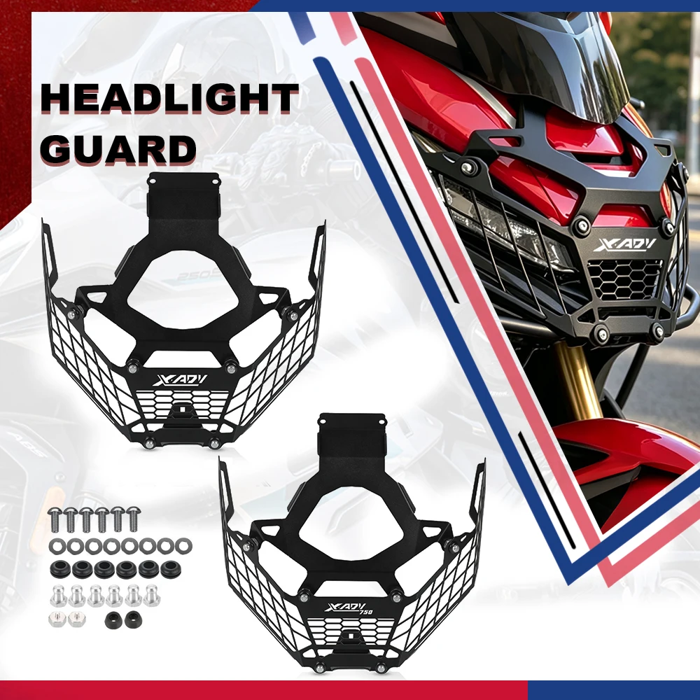 X ADV750 FOR HONDA XADV750 2017-2024 2026 2025 headlamp guard X-ADV XADV 750 Headlight Grille Guard Cover Protection Motorcycle