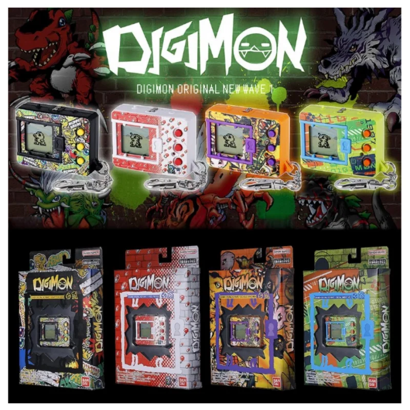 En Stock, Digimon Original de Bandai, Digivice Agumon, Dispositivo de Crianza de Monstruos Digitales, Mascota Virtual, Juguete Portátil, Regalo Sorpresa para las Fiestas