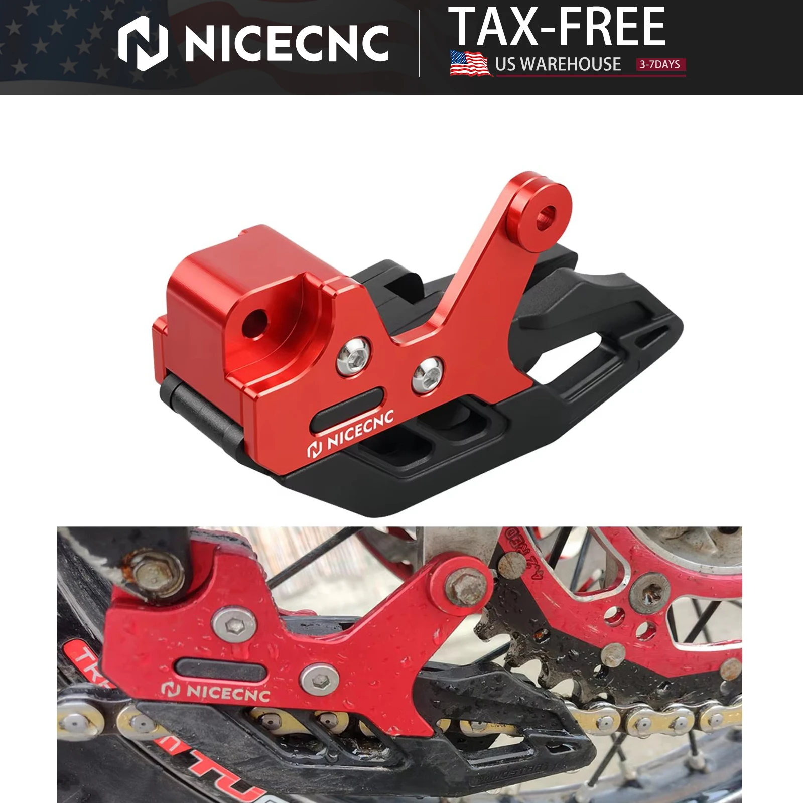 

CNC Rear Chain Guide Cover Guard For Beta X-Trainer 300 250 RR 300 250 125 200 350 390 400 430 450 480 RM RS 450 525 2010-2024