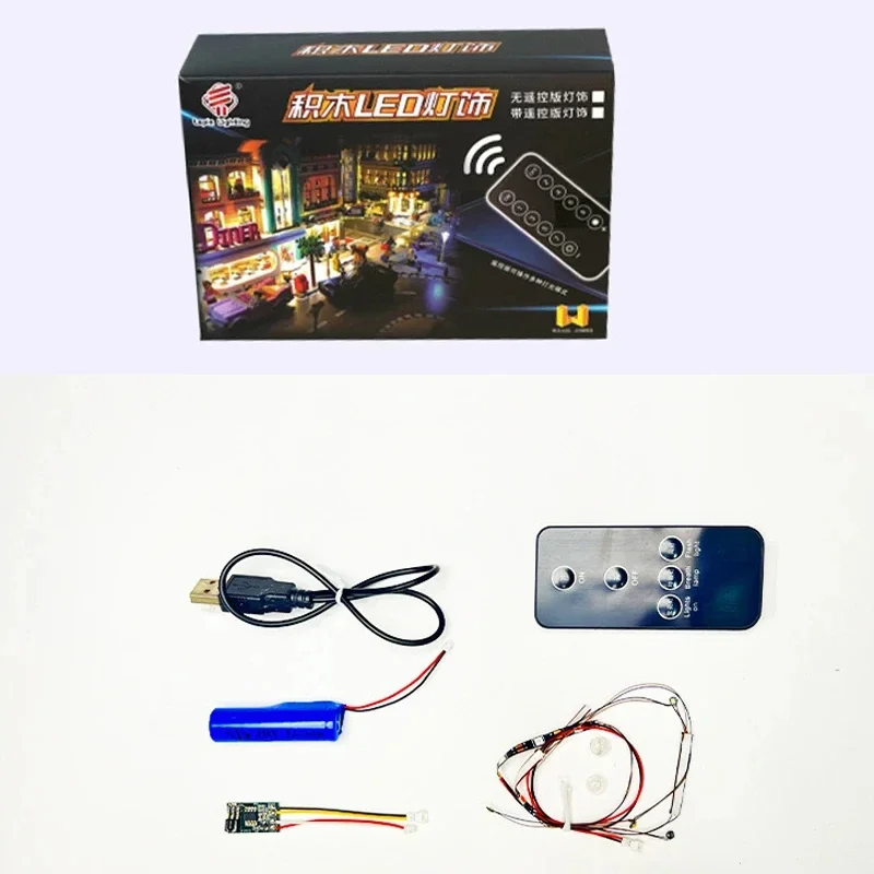 RC DIY LED 조명 키트, LEGO 85001 가와사키 H2 오토바이, 블록 모델 제외, LED 조명만 포함