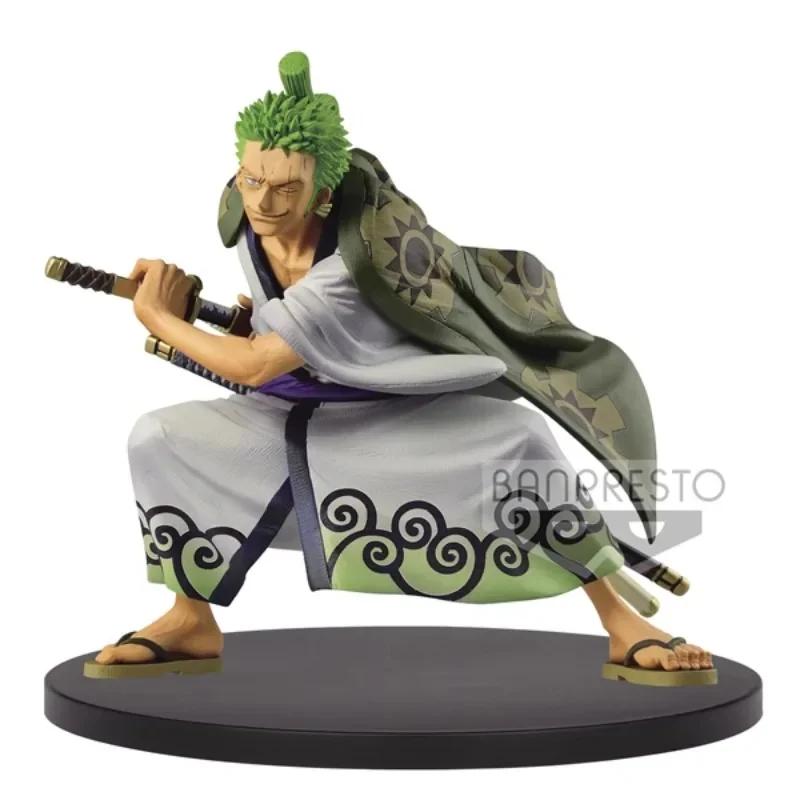 

Genuine Goods in Stock BANDAI BANPRESTO Roronoa Zoro King of Artist Wano Country Model Animation Character Action Toy