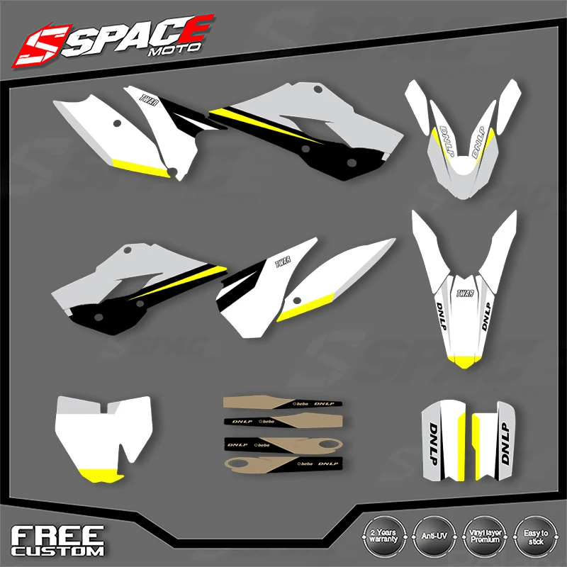 

Наклейки-декали для мотоциклов Husqvarna TC85 2014-2017, индивидуальный дизайн, комплект для тюнинга
