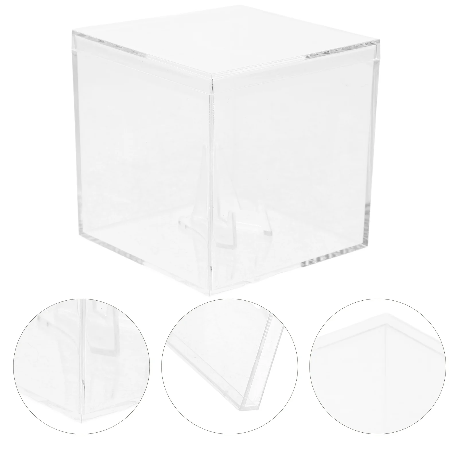 Caja de almacenamiento de púas de guitarra acrílica, funda protectora suave, organizador portátil para viajes, conciertos, soporte para púas de guitarra