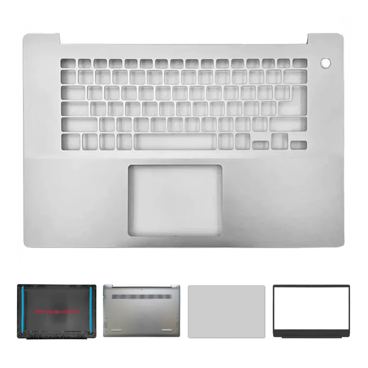 

Compatible with Inspiron 15 5580 5585 5588: LCD Screen Top Cover, Screen Frame, Palm Rest, Bottom Base, Hinge and ABCD Keyboard