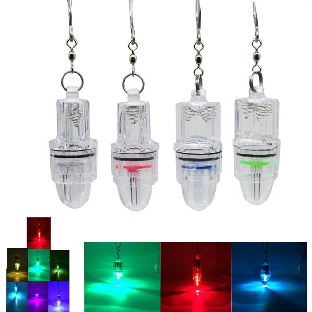 

LED Fish Lure Lamp Attracting Green Attractor Fishing Light Deep Water Multicolor