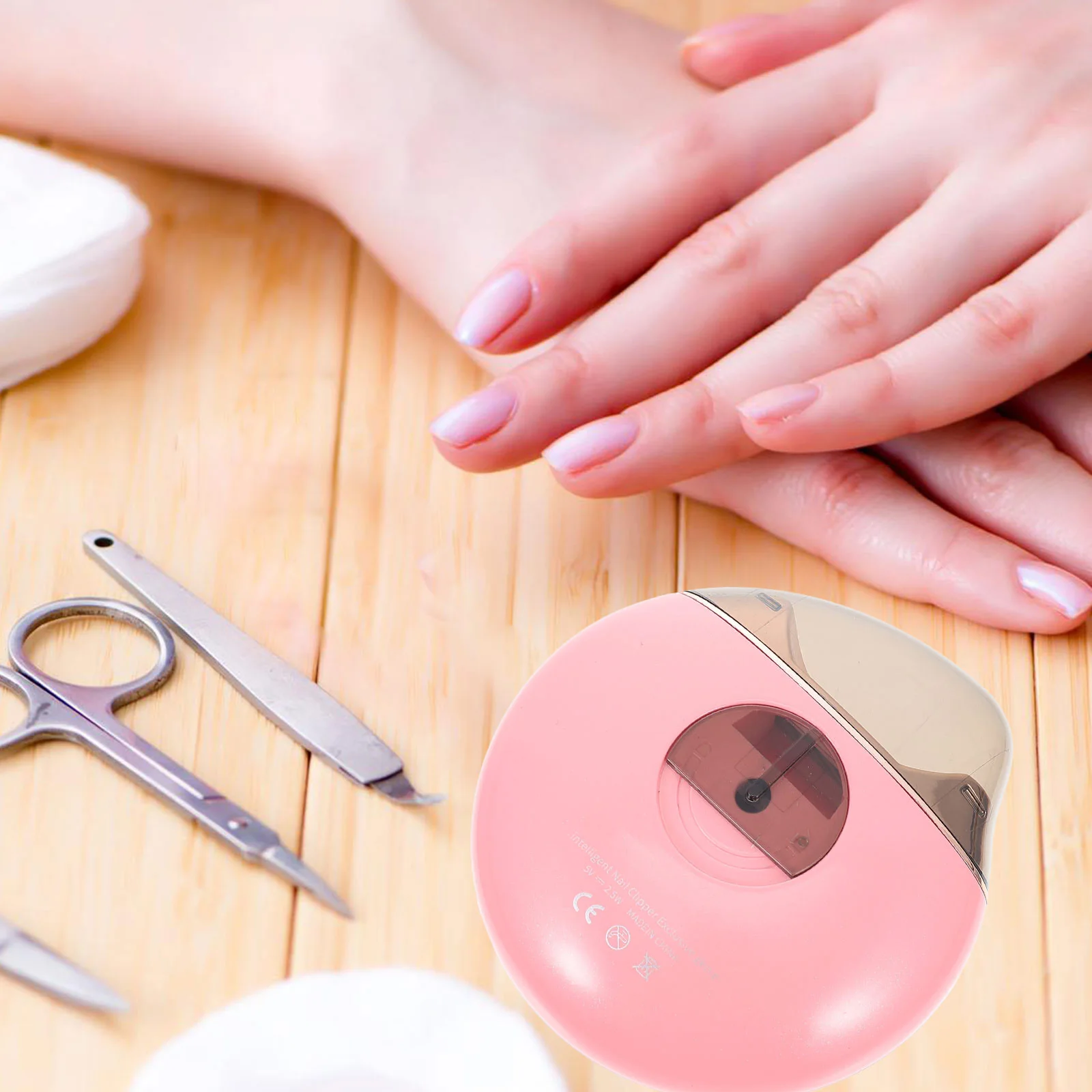 

1Set Electric Kids Nail Trimmer Portable Lightweight Nail Care Tool Durable Safe Manicure Kit for New Parents Children