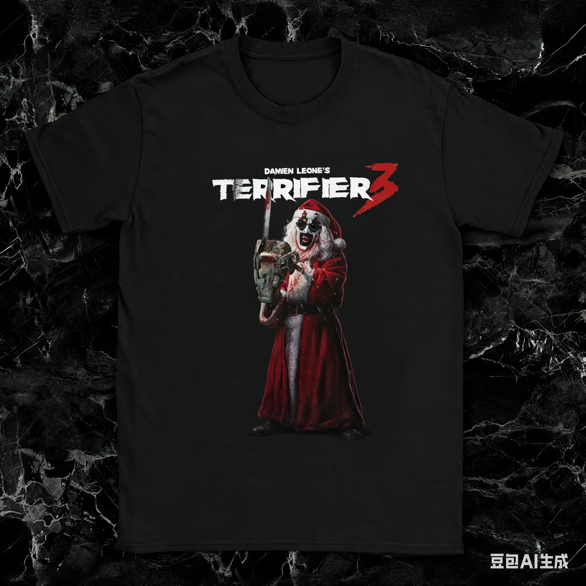 

Мужская и женская футболка с рисунком Санта-Клоун Terrifier 3, фильм ужасов, рождественская футболка с рисунком, одежда, футболки, оригинальная одежда