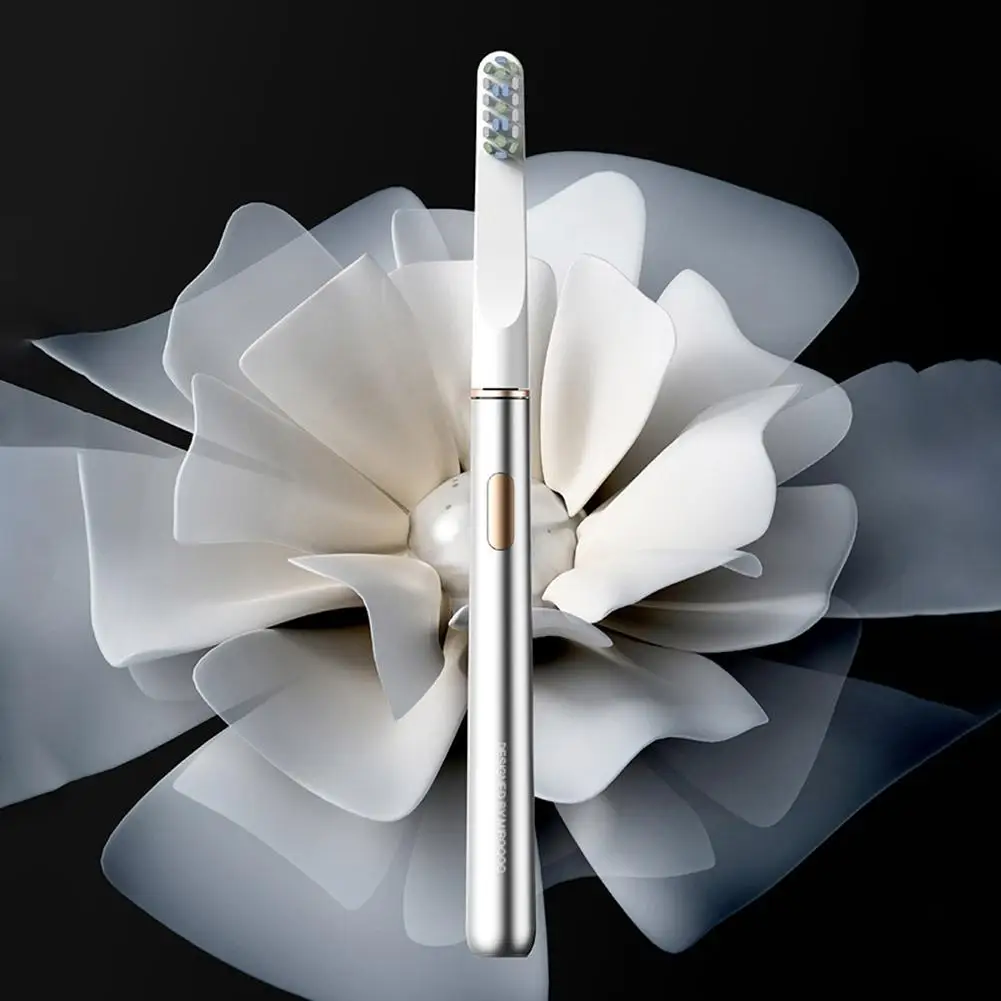 Portable Metal Electric Toothbrush Slim Adult Electric Household Toothbrush Soft-bristle Toothbrush Home-use Electric Tooth I5M0