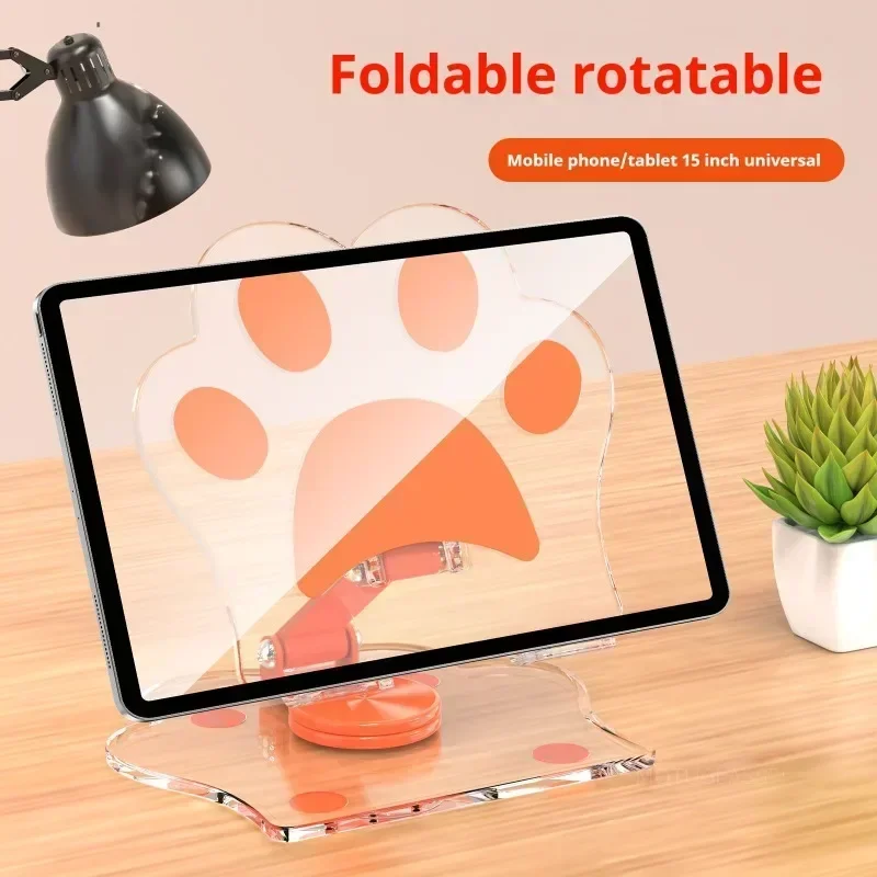 Soporte de pintura transparente Soporte universal para tableta y teléfono para dibujar, escribir clases en línea Compatible con iPad y otros dispositivos