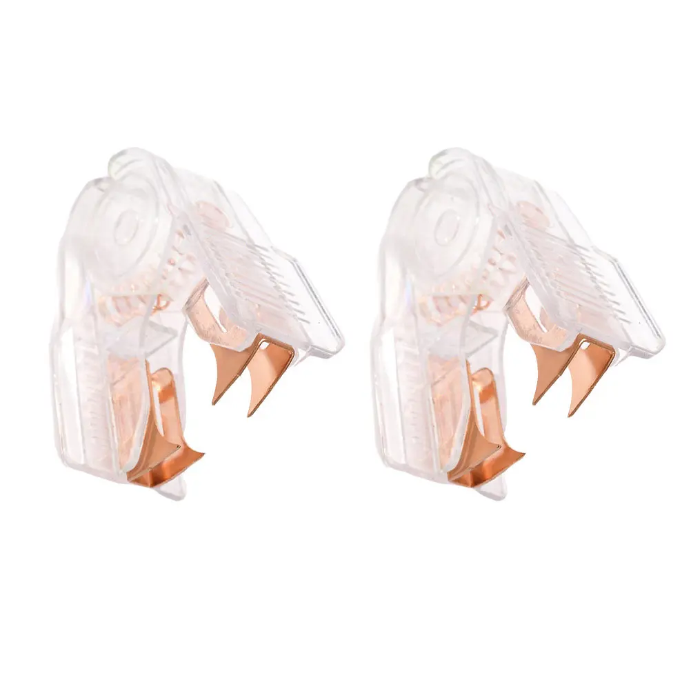 2Pcs Rose Gold Staple Removers Convenient Portable Handheld Staple Pullers for Office Home Stapler Removal Tool