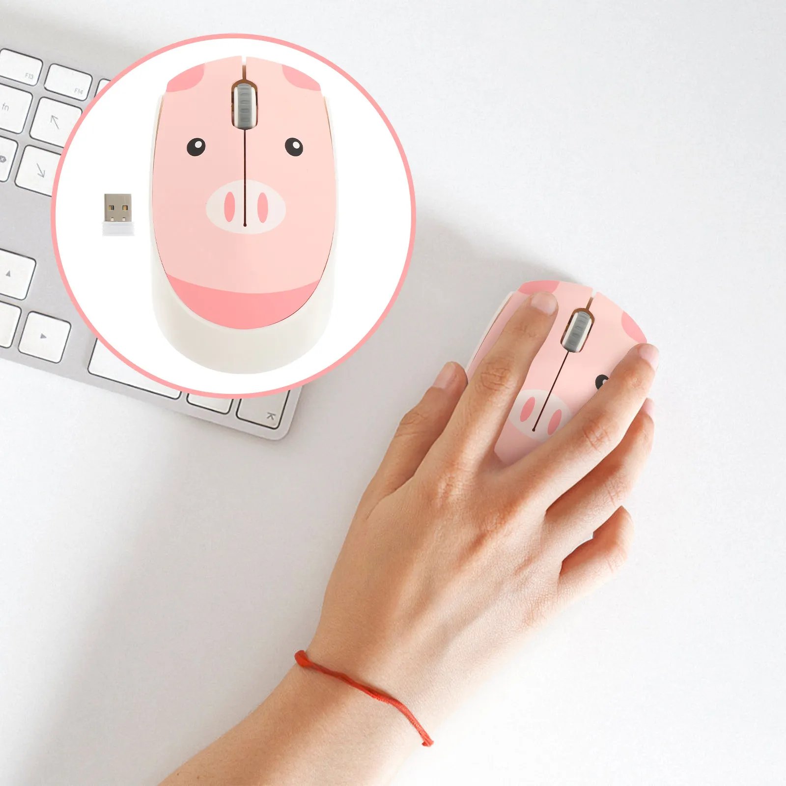 

Wireless Mouse 2.4ghz Optical Mute Silent Wireless Mouse for Notebook Laptop Computer Office Home Office Mute Mouse,