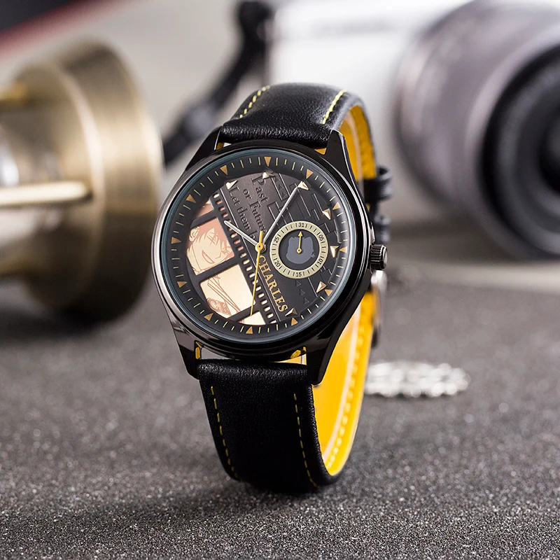 Time Agent Watch Lucky Stone Genuine Animation Cheng Hour Lu Guang Qiaoling Student Quartz Watch