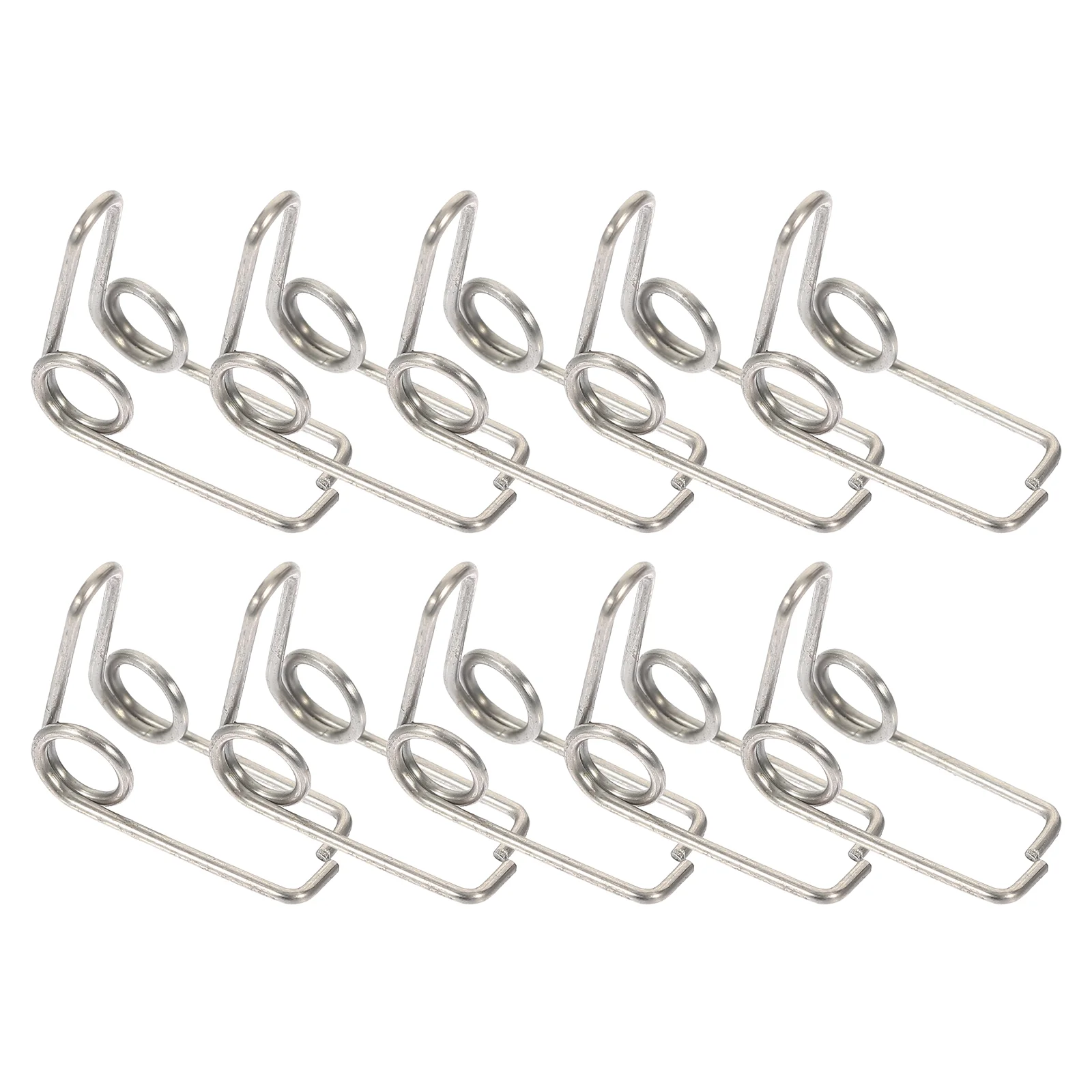 

10 Pcs Trumpet Accessories Draining Springs Watergate Key Replacements Fitting Small Metal Parts