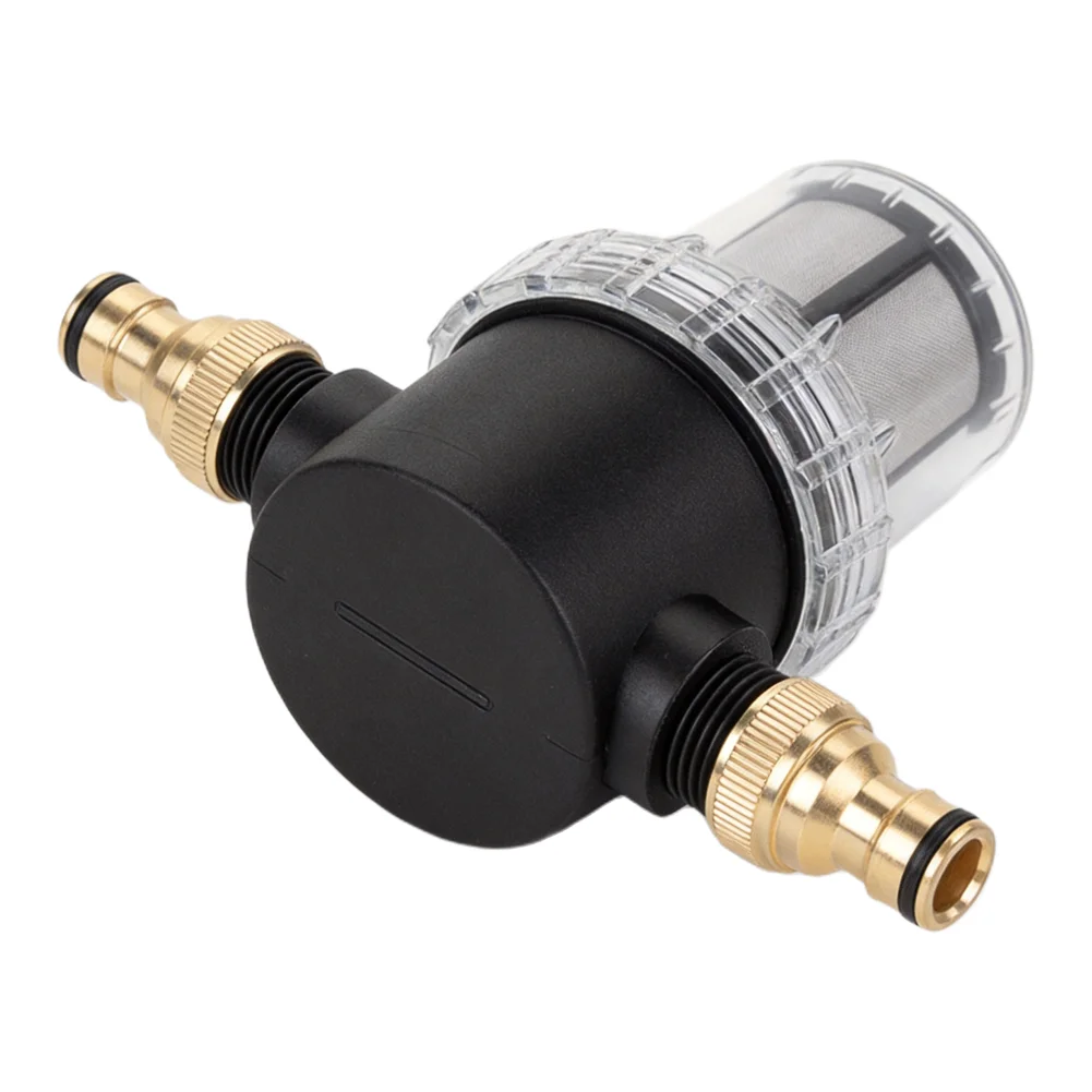 3/4 Inch Inline Water Hose Filter for RV For Camping 100 Mesh Stainless Steel Sediment Screen Aluminum Coupler Up to 80 PSI